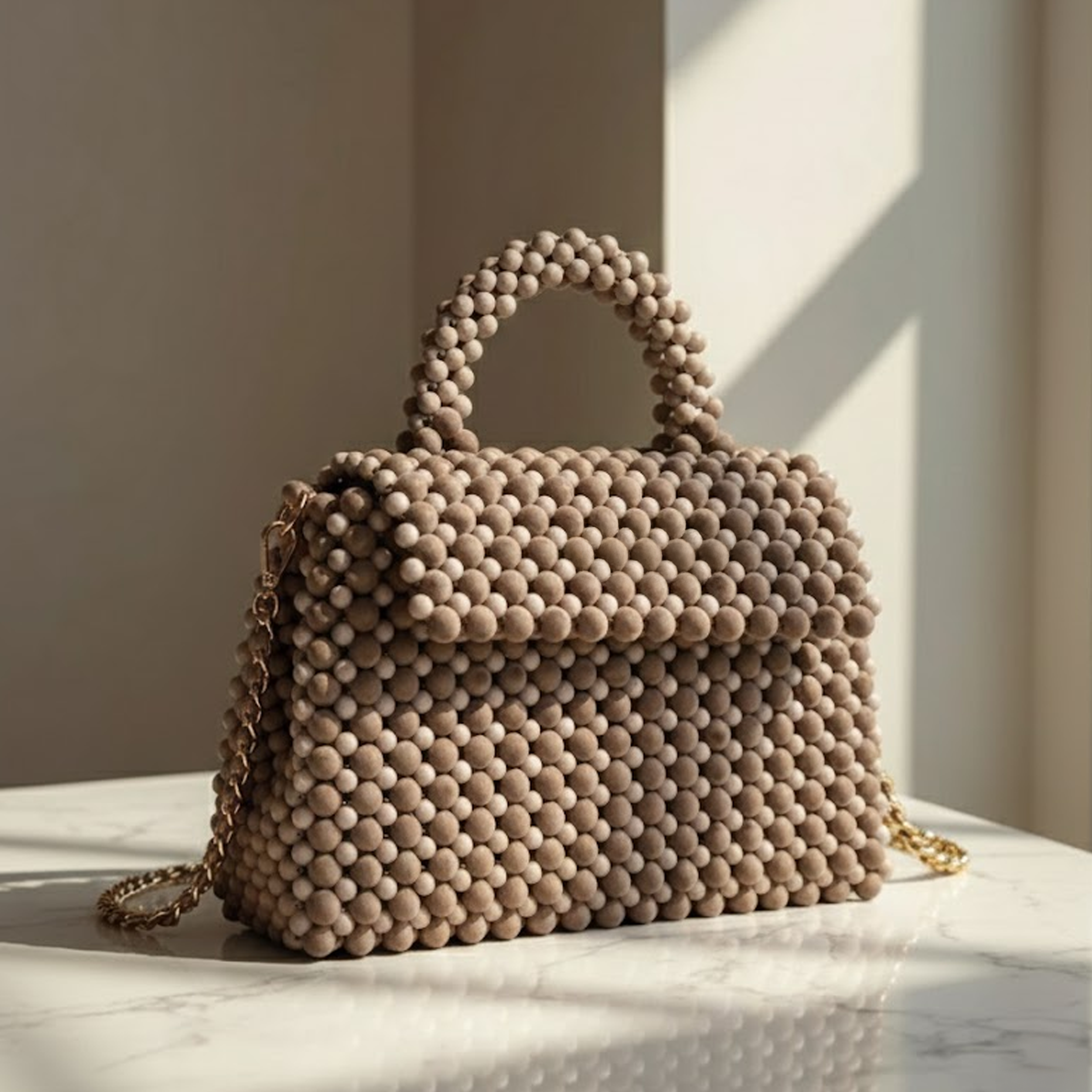  شنط خرز بتصاميم فريدة  
شنط يدوية فاخرة تيجان  