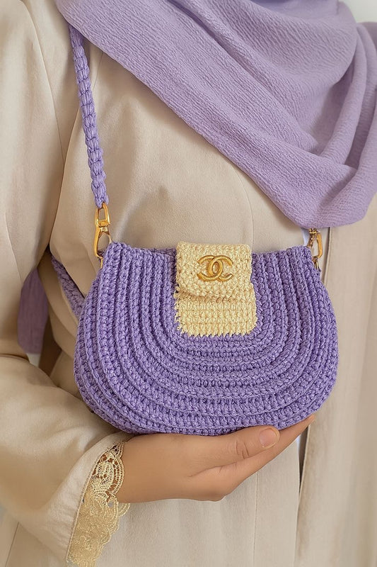 شنط كروشيه مصنوعة يدويًا  